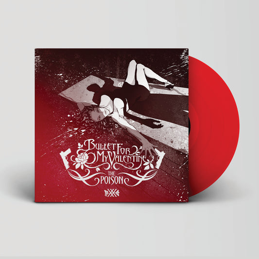 THE POISON 20TH ANNIVERSARY TRANSPARENT RED VINYL